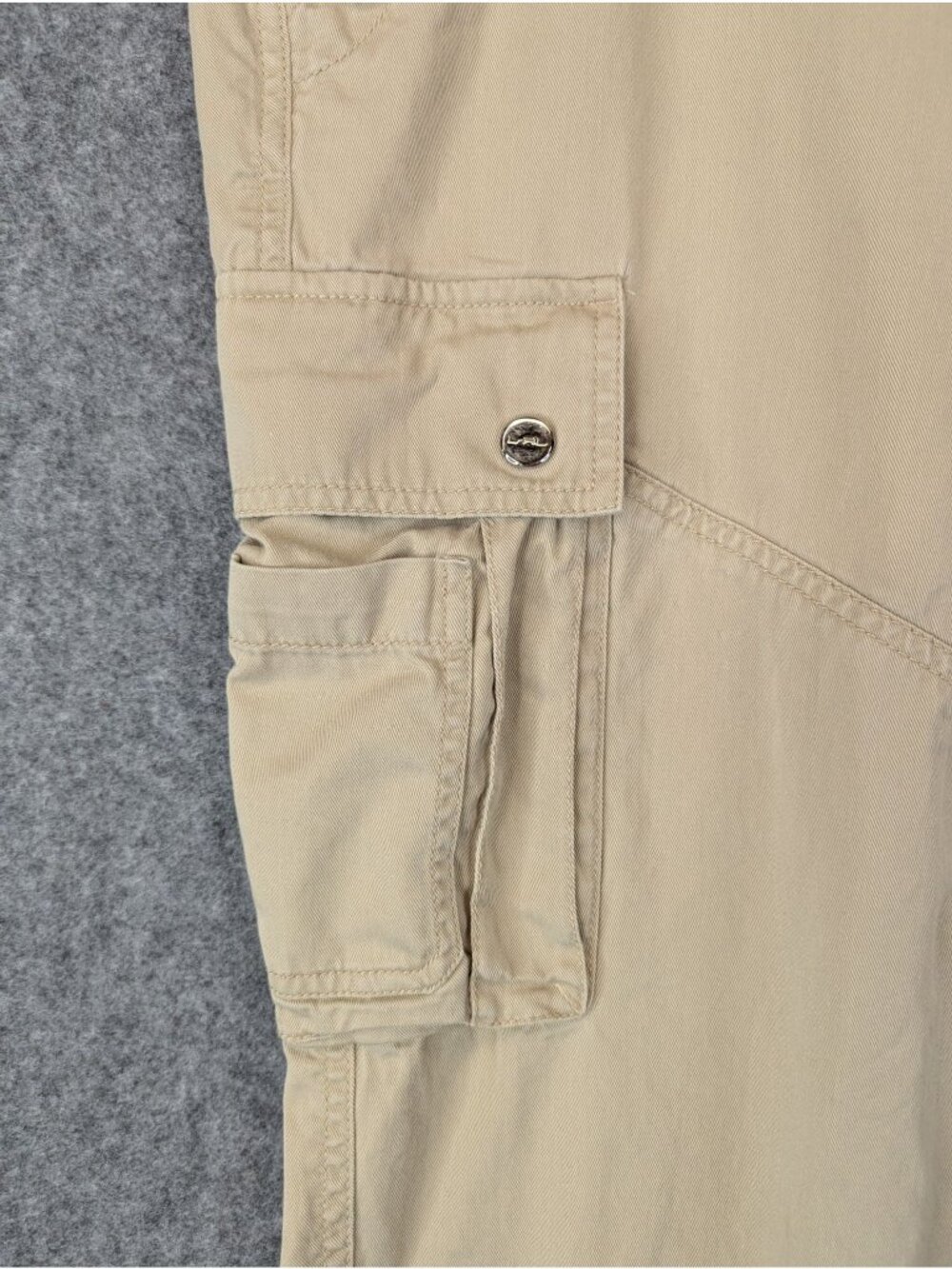 Lauren Ralph Lauren Womens 12 Khaki Cargo Hiking Pants Straight Leg Lightweight - Picture 2 of 12